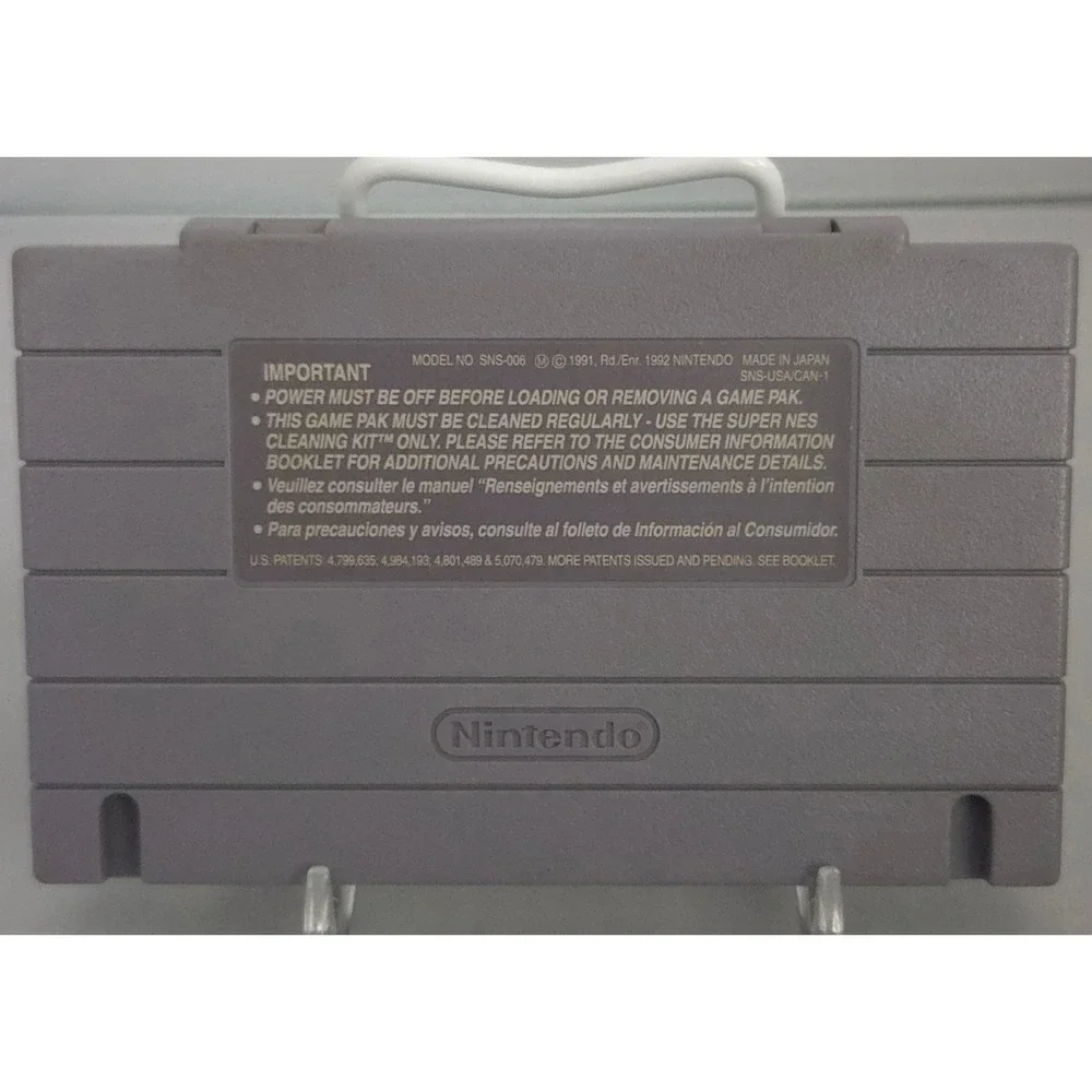 Nintendo SNS-006 Super Mario World SNES Video Game‎ with Manual NTSC-U Stamp 27